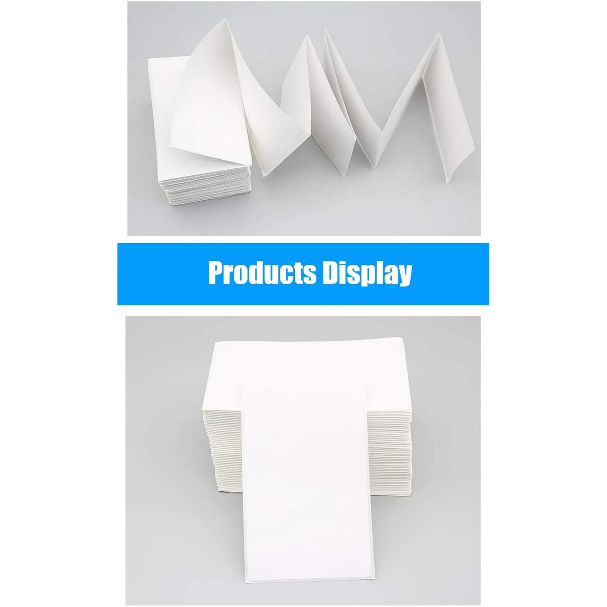 2000 Labels 2000 Labels Total 4 x 6 Fanfold Direct Thermal Printer White Zebra Shipping Labels Perforated